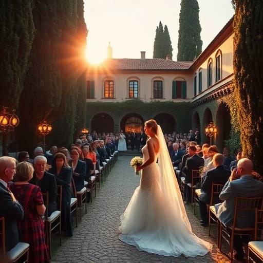 Fotografia di un matrimonio a Villa Bardini a Firenze