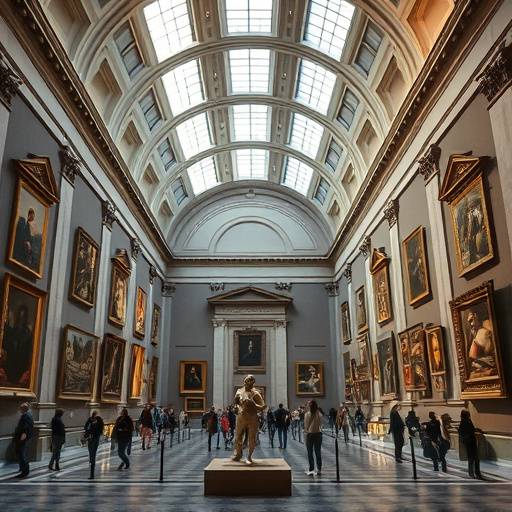 Interni della Galleria degli Uffizi